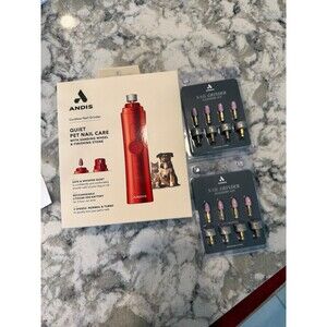 Andis Quiet 2-Speed Cordless Rechargeable Pet Nail Grinder